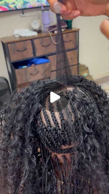 Medium Size Micro Braids, Half Micro Braids Half Sew In, Invisible Braids For Black Women, Micro Braids With Sew In, Partial Braided Hairstyles, Boho Braids With Sew In, Microbraids Hairstyles Micro Braids, Microbraid Hairstyles, Braids And Sew In Hairstyles