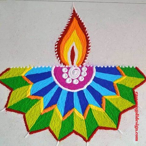 50 Creative Rangoli Design (Rangoli Ideas) - October 2019 Diya Rangoli Designs Latest, Latest Rangoli Designs Creative 2024, Diya Rangoli Designs Diwali, 2023 Rangoli, Diwali Designs, Rangoli Idea, 3d Rangoli, Diwali Crafts, Rangoli Designs For Competition