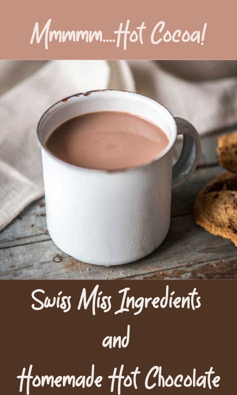 Swiss Miss Hot Chocolate Recipe, Homemade Hot Coco, Swiss Miss Hot Chocolate, Tart Cherries Recipes, Best Hot Chocolate Recipes, Hot Cocoa Mix Recipe, Hot Chocolate Recipe Homemade, Hot Chocolate Mix Recipe, Homemade Hot Chocolate Mix