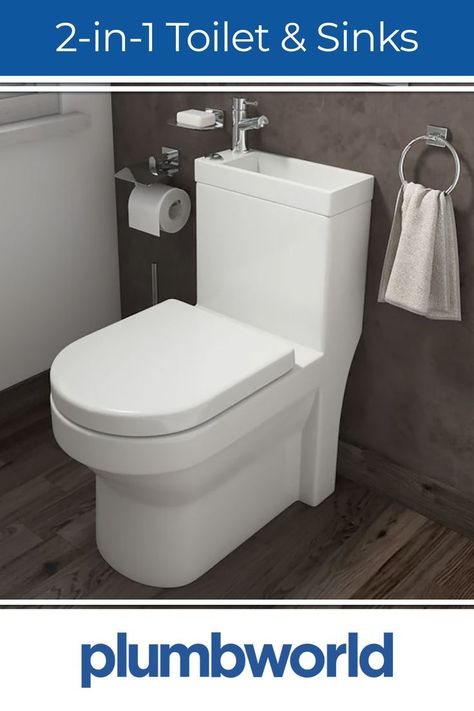 Small Bathroom Solutions, Small Downstairs Toilet, Bathroom Under Stairs, Japanese Bathroom, Downstairs Cloakroom, Small Bathroom Layout, Small Toilet Room, Toilet Sink, Bathroom Decor Luxury