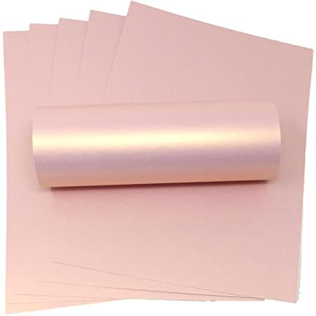 Syntego A4 Paper Rose Gold Pearlescent Shimmer Decorative 120gsm Double Sided Paper (10): Amazon.co.uk: Kitchen & Home Rose Gold Paper, Pearlescent Paper, Pink Cards, Rose Gold Pink, Crafting Paper, Gold Paper, Christmas Cards To Make, Glitter Paper, A4 Paper