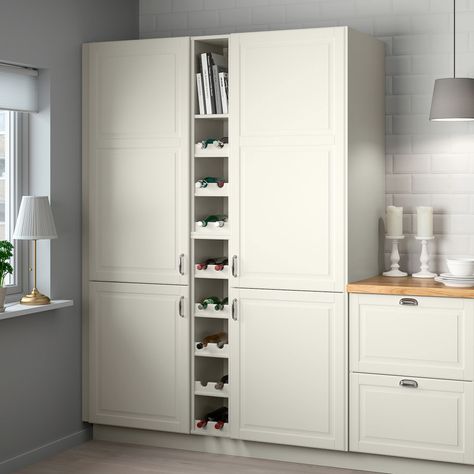 Cabinet Legs, Toekicks, Frames & Plinths - IKEA Kitchen Pantry Cabinet Ikea, Pantry Cabinet Ikea, White Kitchen Pantry Cabinet, Dapur Ikea, Ikea Kitchen Storage, White Kitchen Pantry, Cabinets Ikea, Ikea Pantry, Organiser Cucina