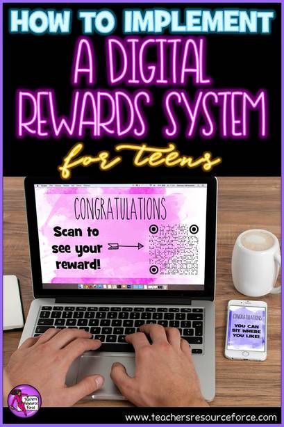 How to implement a digital reward system for teens #newtechnologyclassroom Discipline Toddler, Class Reward System, Discipline Chart, Classroom Reward System, Reward System For Kids, Digital Learning Classroom, Classroom Incentives, Student Rewards, Secondary Classroom