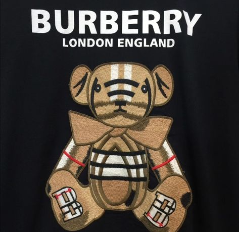 Burberry Wallpaper, Iron Maiden Tattoo, Burberry Bear, Bear Logo Design, Looks Hip Hop, Chanel Wall Art, Rockabilly Art, Sublimation Ideas Projects Inspiration, T Shirt Logo Design