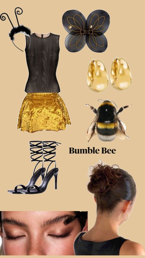 Bumble Bee Costume, Bee Costume, Ibiza Style, Ibiza Fashion, Halloween Costume Outfits, Halloween Inspo, Couple Halloween, Couple Halloween Costumes, Couples Costumes