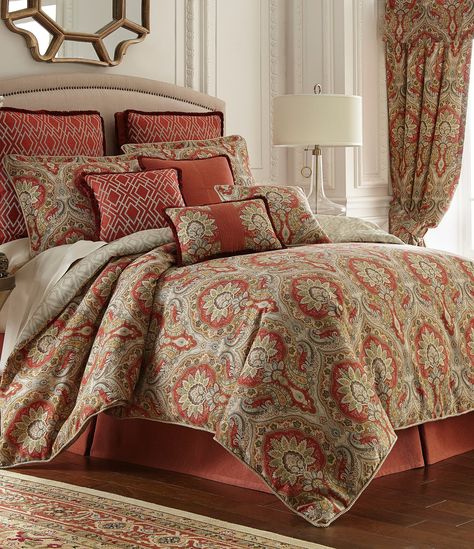 Shop for Rose Tree Harrogate Paisley Damask & Geometric Diamond Comforter Set at Dillards.com. Visit Dillards.com to find clothing, accessories, shoes, cosmetics & more. The Style of Your Life. Paisley Comforter, Luxury Comforter Sets, Rose Tree, Down Comforters, Rose Trees, King Comforter Sets, Luxury Bedding Sets, Queen Comforter Sets, Bed Linens