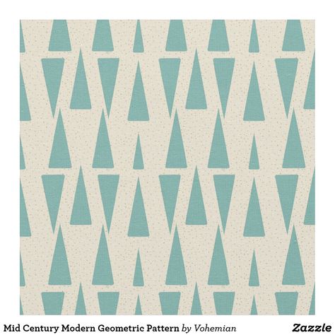 Geometric Pattern Fabric, Modern Geometric Pattern, Pattern Fabric, Vintage Fabrics, Vintage Boho, Fabric Patterns, Geometry, Century Modern, Craft Party