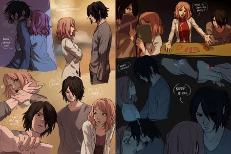 Cj (@ceejurs) | Twitter Sasuke Retsuden, Sasusaku Doujinshi, Sasuke Uchiha Sakura Haruno, Naruto Sasuke Sakura, Naruto Shippuden Characters, Naruto Ship, Sakura Uchiha, Sarada Uchiha, Attack On Titan Art