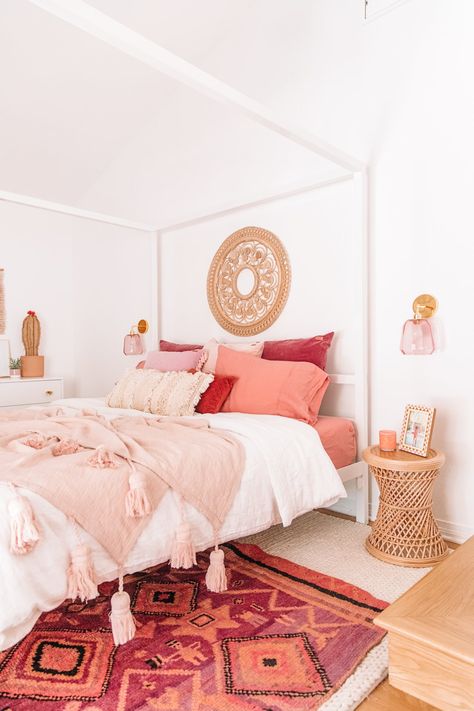 The Mindwelling: Our Master Bedroom Reveal! - Studio DIY Deco Room, Condo Bedroom, Bedroom Vibes, Bedroom Layout, College Stuff, College Room, Master Retreat, Master Room, Bohemian Bedroom