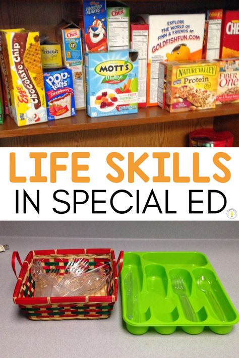 Kids Life Skills, Special Education Life Skills, Vocational Tasks, Life Skills Curriculum, Life Skills Class, Functional Life Skills, Life Skills Lessons, Vocational Skills, Life Skills Classroom