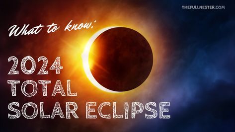 What To Know: The 2024 Total Solar Eclipse - The Full Nester 2024 Total Solar Eclipse, Solar Eclipse 2024, Solar Eclipse Facts, Partial Eclipse, Path Of Totality, Solar Eclipses, Pinhole Camera, Total Solar Eclipse, Total Eclipse