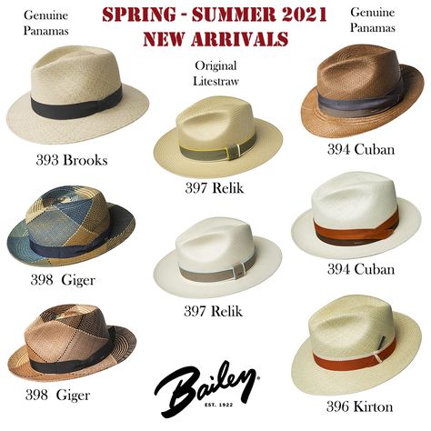 Bailey Straw Hats Men’s Summer Hats, Derby Outfits Men, Straw Hat Men, Bailey Hats, Mens Straw Hats, Ky Derby, Derby Outfits, Handmade Hats, Summer Straw Hat