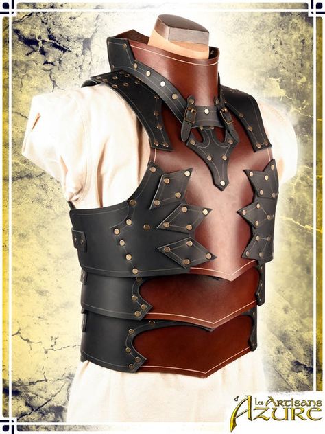 Shop the best selection of handcrafted leather armors for LARP. Browse our range of medieval and renaissance armor made from high-quality materials. Larp Armor, Vegetable Leather, Shoulder Armor, Leather Armor, Knight Armor, Stage Costume, Body Armor, Buffalo Leather, Larp