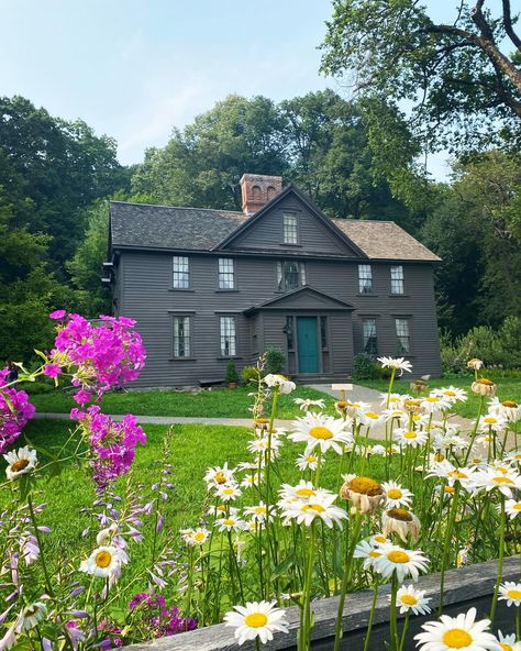 Louisa May Alcott’s Orchard House on a summer day in July. It was my birthday, to be exact—July 17. Louisa May Alcott House, Orchard House, Louisa May Alcott, March 1, July 17, Summer Day, Its My Birthday, My Birthday, Summer Days