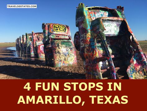 4 Fun Stops in Amarillo, TX Famous Lighthouses, Old Route 66, Travel Texas, Texas Parks, Amarillo Texas, Cross Country Trip, Amarillo Tx, Canyon Road, Texas Travel