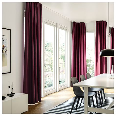 Ceiling Mounted Curtains, Curtains To Go, Floor To Ceiling Curtains, Corner Curtains, Ceiling Materials, Ceiling Curtains, Ikea Curtains, Custom Made Curtains, Curtain Rails