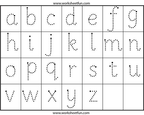 Small letter tracing Small Abc Worksheet, Small Case Alphabet Worksheets, Dotted Alphabet Printable Worksheets, Small Letters Alphabet, Lowercase Letters Printable, Tracing Worksheets Free, Abc Tracing, Small Alphabets, Abc Worksheets