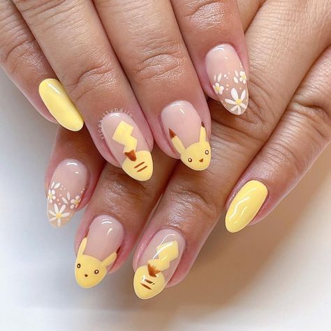 Kutek Disney, Unghie Sfumate, Manikur Kuku, Cute Simple Nails, Anime Nails, Colorful Nails, Her Nails, Kawaii Nails, Nagel Inspo