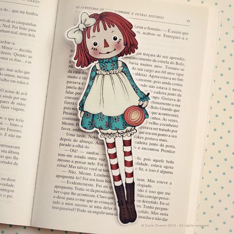 Raggedy Ann bookmark Raggedy Doll, Shrink Art, Raggedy Ann Doll, Ann Doll, Raggedy Ann And Andy, Book Markers, Raggedy Ann, Paper Toys, Paper Doll