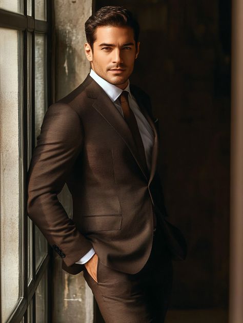 Embrace elegance with this deep chocolate brown suit, a statement of refined style and confidence. Perfect for making a lasting impression at any event. 

#SuitCentury #ClassicElegance #MensWear #SuitUp #GroomStyle #SharpDressedMan #WeddingDay #menswear #bespoke #tailor #sgtailor Dark Brown Tuxedo, Chocolate Brown Suit, Brown Tuxedo, Brown Suit, Brown Suits, Sharp Dressed Man, Refined Style, Suit Up, Suit Style