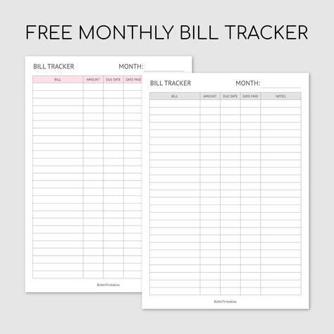 Digital Bill Tracker, Bill Schedule Printable, Bill Pay Tracker Free Printable, Finance Template Free Printables, Bill Binder Printables Free, Bill Due Date Printable, Bill Tracking Printable Free, Monthly Bill Organizer Printable Free, Bill Board Template