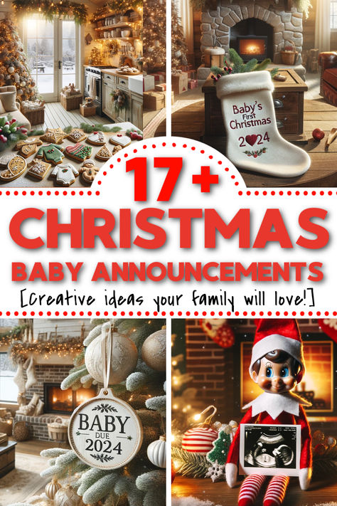 Are you looking for Christmas baby announcements? We've got 17+ Christmas pregnancy announcement ideas that your family and friends will rave about! Christmas pregnancy announcement photoshoot ideas, Christmas card pregnancy announcements, cookies, and so much more! No More Silent Nights Baby Announcement, Christmas Pregnant Announcement, Pregnancy Announcement At Christmas To Family, December Baby Announcement With Siblings, Christmas Tree Baby Announcement, Christmas Sibling Announcement, Christmas Present Pregnancy Announcement, Big Brother Christmas Announcement, Christmas Pregnancy Announcement Family