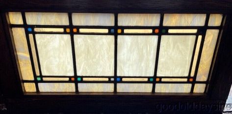 Antique Arts & Crafts Craftsman Style Stained Leaded Glass Transom Windows 33 18 | eBay Craftsman Stained Glass Panels, Leaded Glass Transom, Craftsman Windows, Craftsman Window, Stained Glass Transom, Glass Transom, Stained Glass Wall Art, Craftsman Bathroom, Transom Windows