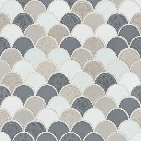 Shaw Floors Victoria 1.8" x 1.8" Ceramic Mosaic Tile in Warm Blend | Wayfair Kitchen Wall Tiles Texture, Wall Tiles Texture, Map Da, Fancy Background, Wall Tile Texture, Printed Tiles, Mosaic Tile Kitchen, Victoria 1, Fish Scale Tile