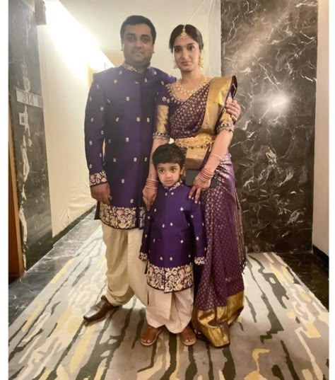 Mom And Son Traditional Outfits, Father Son Dresses Indian, Father Son Twinning Indian Wear, Father And Son Traditional Outfits, Mom And Son Outfits Indian, Family Combo Dress Indian For Birthday, Family Combo Dress Indian, Family Matching Outfits Photography, Brother Sister Dress