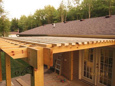 Build Your Own Pergola and Save TONS of Money – My List of Lists | Find the best DIY home decor, holiday DIY, and online tutorials for home tips and tricks. Pergola Diy, Patio Pergola, Tons Of Money, Building A Pergola, Pergola Attached To House, Pergola Design, Pergola Canopy, Wooden Pergola, Backyard Pergola