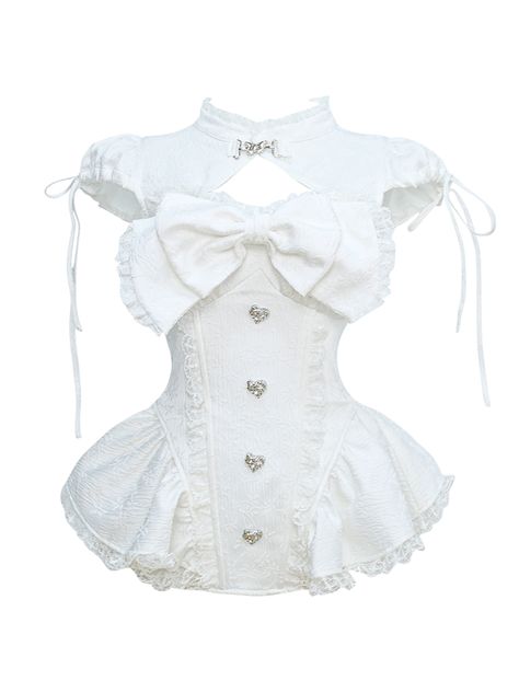 Cupid Outfit Ideas, Cupid Core Outfits, Cupid Outfit Aesthetic, Cupid Aesthetic Outfit, Cute Outfit Designs, Cupid Outfit, Ribbon Outfit, Corset Top Dress, Ribbon Fashion