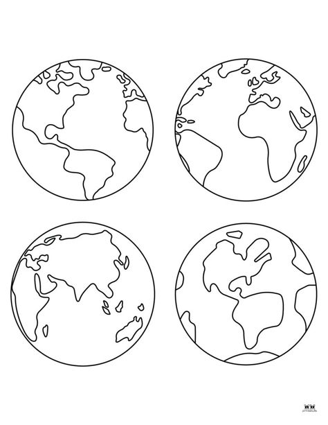 Ochrana Prírody, Earth Coloring Pages, Earth Day Coloring Pages, Earth Craft, Earth Drawings, Lap Book, Sistem Solar, Earth Day Crafts, Basic Facts