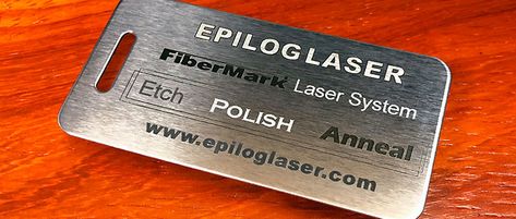 Metal Marking & Etching with Epilog Laser Machines Laser Etched Metal, I Dog, Boerne Texas, Acrylic Products, How To Make Frames, Script Monogram, Laser Marking, Metal Engraving, Laser Machine