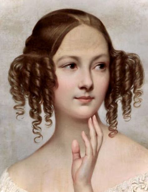 Angelique Pauline Dupont by Joseph-Desire Court, 1838. 1840s Makeup, 1660s Hairstyles, 1840s Hairstyles Women, Romantic Era Hairstyles, 1830 Hairstyles, 1830s Hairstyles, 1840s Hairstyles, 1850s Hairstyles, 1890s Hairstyles