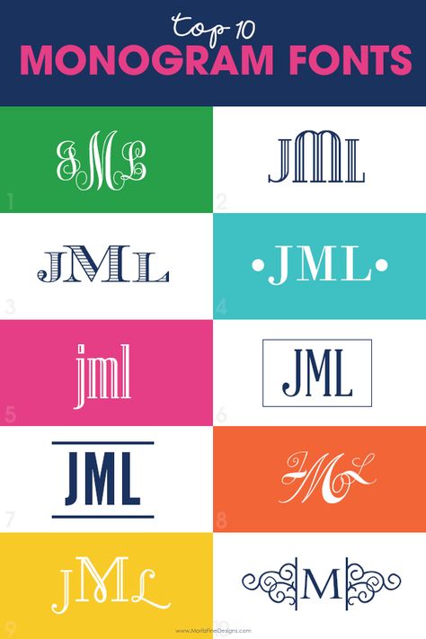 Use these Top 10 Free Monogram Fonts to create an easy monogram. Free to download. Add some swirls or lines to jazz up your own monogram font. Perfect for crafting, home decor and more. #monogram #monogramfont #freefonts #decoratewithmonograms #monogramideas via @moritzdesigns Monogram Fonts In Canva, Cricut Monogram Ideas, Monogram Fonts Initials, Machine Logo Design, Sewing Machine Logo, Monogram Generator, Logo Design Monogram, Free Monogram Fonts, Machine Logo