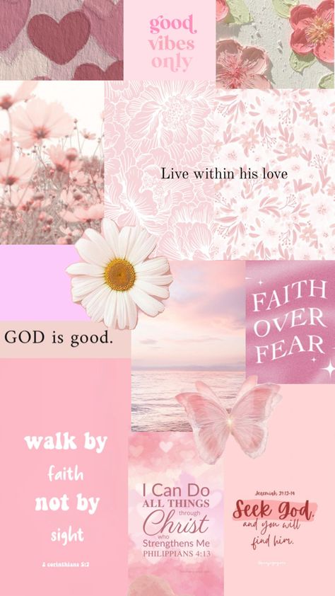 Christian wallpaper Christian Collage Wallpaper, Wallpaper Christian Aesthetic, Motivational Bible Quotes, Wallpaper Christian, Pink Christian, Christian Iphone Wallpaper, Catholic Wallpaper, Christian Quotes Wallpaper, Iphone Wallpaper Classy