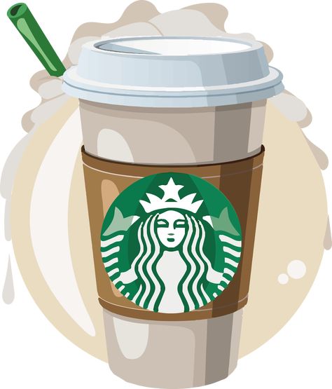 Starbucks coffee Starbucks Cup Drawing, Kawa Starbucks, Starbucks Illustration, Starbucks Pictures, Copo Starbucks, Starbucks Party, Starbucks Wallpaper, Starbucks Art, Café Starbucks