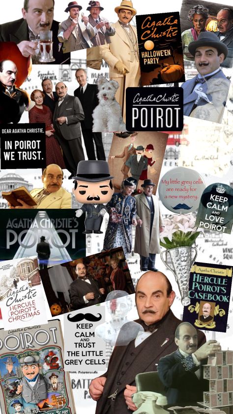 #agathachristiespoirot #herculepoirot #agathachristie #tv #murdermystery Poirot Aesthetic, Hercule Poirot's Christmas, Mystery Dinner Party, Agatha Christie's Poirot, Agatha Christie Books, Mystery Dinner, Hercule Poirot, Mystery Party, Art And Literature