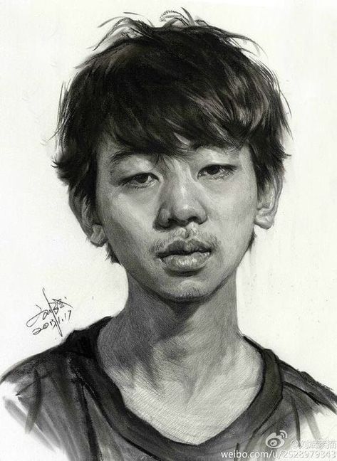 Hair Sketch Male, 얼굴 드로잉, Portrait Drawings, Kid Icarus, 얼굴 그리기, Hair Sketch, Charcoal Portraits, Korean Hair, Academic Art