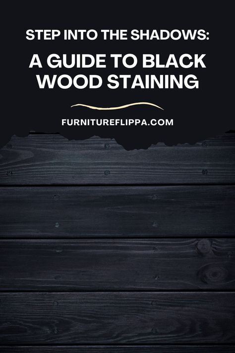 Step into the shadows of black wood staining with this comprehensive guide. Discover the step-by-step process for achieving rich, dark tones on wood surfaces. From selecting the right stain to applying the finish, learn the techniques for creating captivating black finishes that elevate your woodworking projects to new heights. Black Stain Porch, Black Stained Wood Furniture, Black Stained Deck, Staining Cedar Wood, Dark Wood Decking, Stain Furniture, Refinish Wood Furniture, Staining Wood Floors, Black Stained Wood