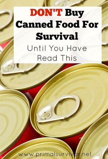 Food For Survival, Survival Food Storage, Emergency Preparedness Food, Shtf Preparedness, Canned Foods, Emergency Prepardness, Emergency Preparedness Kit, Survival Supplies, Emergency Preparation