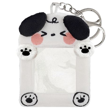 PRICES MAY VARY. 【Product Includes】You will receive 1 pc cute plush puppy photocard holder keychain,The photo card holder size is 12*9 CM/4.72*3.54 inch. The photocards holder transparent pocket size is 6.5*5 CM/ 2.56*1.97 Inch,This photo card holder is perfect for 3-inch photos and cards.Cute photocard holder keychain is compact size and lightweight,easy to carry and store in pockets and bags. 【High Quality Material】The photo card holder keychain is made of high-quality PVC and soft plush mater Cute Photocard Holder, Photocard Keychain, Cute Photocard, Photocard Holder Keychain, Card Holder Keychain, Keychain Photo, Pc Holder, Photo Card Holder, Employees Card