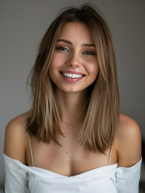 Best Haircuts for Straight Hair: Styles for Every Face Shape and Occasion Fall Haircut Straight Hair, Mom Chop Hair Straight, Haircut Inspo For Thick Hair, Fine Blonde Haircut, Cute Teen Haircuts Medium, Round Face Haircuts Straight, Best Hairstyles For Straight Hair, Medium Hair Styles Straight, Short Haircuts For Women With Straight Hair