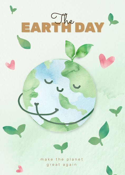 World Earth Day Poster, Poster Environment, Save Earth Posters, Earth Day Poster, Earth Day Images, Environment Poster, Environmental Posters, Earth Day Posters, Recycle Logo