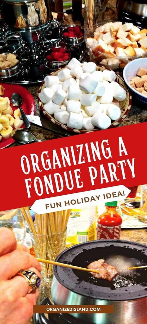 Fondue Sauces, Fondue Dinner Party, Cheese Fondue Dippers, Cheese Fondue Party, Oil Fondue, Menu Suggestions, Fondue Dippers, Easy Fondue, Dessert Fondue