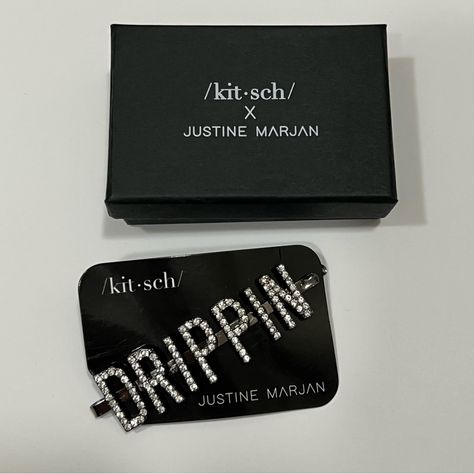 Brand New Kitsch X Justine Marjan Drippin Rhinestone Jewel Bobby Pin Hair Clip New Brand, Drippin Silver Rhinestones Jewel Hair Pin Clip, Retail $29 Comes From An Non-Smoking Home And Pet Free See Pics For Details. All Sale Is Final, No Exchange Or Refund! Jewel Hair, Bobby Pin Hair, Bun Pins, Flexi Rods, Hair Towel Wrap, Bobby Pin Hairstyles, Rhinestone Hair Pin, Barbie Hair, Pin Hair