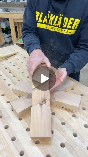 Dustin Mitchell on Instagram: "Here’s a fun layered joint #woodworking  #tools #joinery" Types Of Wood Joints, Wood Joints, Woodworking Joints, Wood Joinery, Small Projects, Woodworking Ideas, Home Repairs, Wood Working, Custom Wood