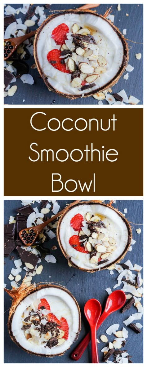 Coconut Banana Smoothie, Smoothie Bowl Base, Homemade Acai Bowl, Coconut Smoothie Bowl, Smoothie Bowls Recipe Easy, Bowl Recipes Easy, Smoothie Bowl Recipe Healthy, Protein Smoothie Bowl, Acai Bowls Recipe