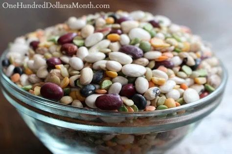 13 Bean Soup Recipe, 13 Bean Soup, Bean Soup Mix Recipe, 15 Bean Soup, Soup Beans, Super Healthy Kids, Bean Soup Recipes, Cheese Knife, Crock Pot Soup