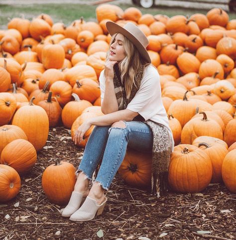 pinterest: @AWIPmegan Pumpkin Patch Photoshoot, Pumpkin Patch Pictures, Fall Shoot, Fall Portraits, Most Comfortable Jeans, Fall Senior Pictures, Fall Photoshoot, Shooting Photo, Fall Pictures